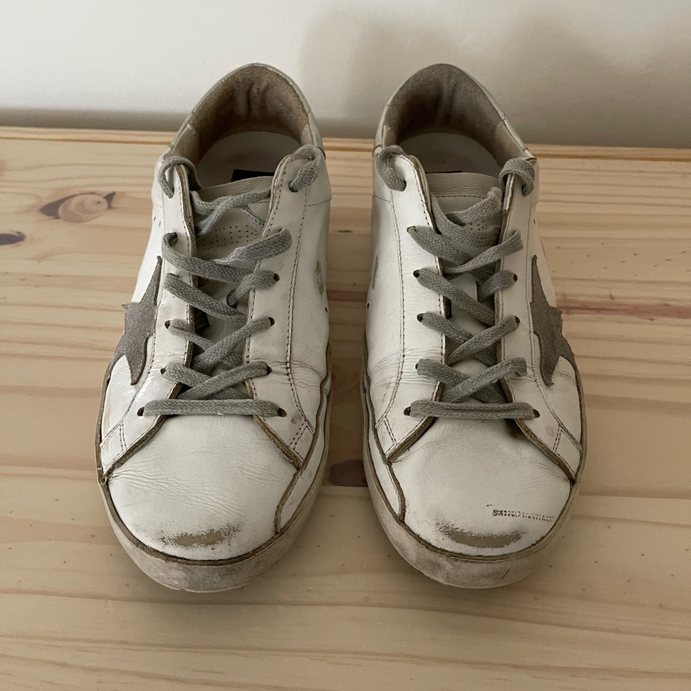 Golden Goose Superstar Mixed Leather Sneakers